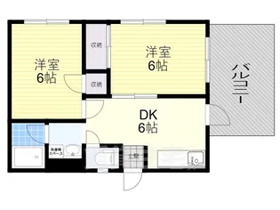 スタンドアップ十三【4階】の間取り