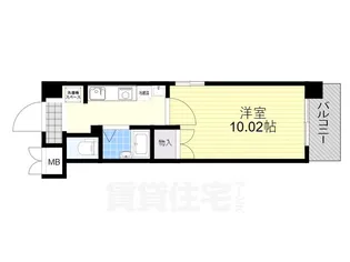 滋賀県草津市野路東4丁目【マンション】の間取り