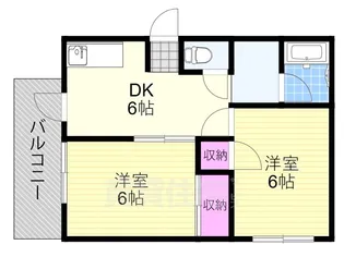 大阪府大阪市淀川区三津屋南2丁目【マンション】の間取り