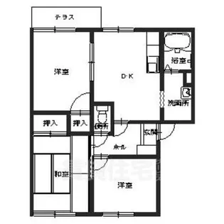 フローラル神宮東【1階】の間取り