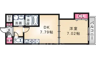 AXIS M&S(アクシス エムアンドエス)【3階】の間取り