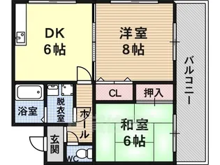 メゾンメイユール【2階】の間取り