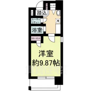 プロスペクト河原町五条【6階】の間取り