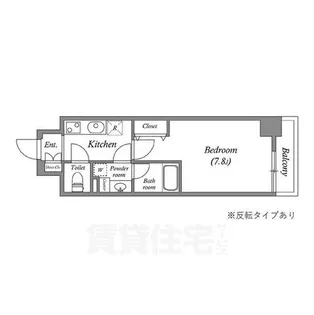CAVANA九条烏丸【1階】の間取り