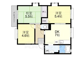 グランデージC棟【1階】の間取り