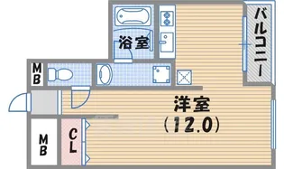 KOSHIENGUCHI HOUSE【5階】の間取り