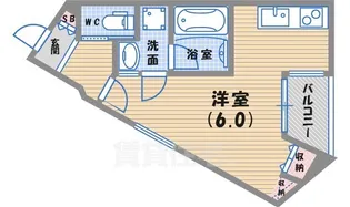 ソリューション甲子園【4階】の間取り