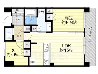 ジェイグラン尼崎駅前【2階】の間取り