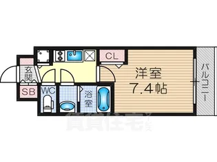 大阪WESTレジデンス【3階】の間取り