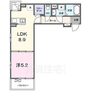 「ForzaDK Ⅲ」【3階】の間取り