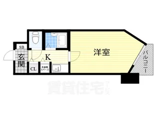 大阪府大阪市西淀川区野里1丁目【マンション】の間取り