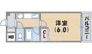 フレースヴィル【4階】の間取り
