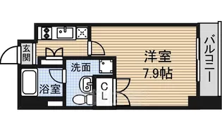 1Kの間取り画像