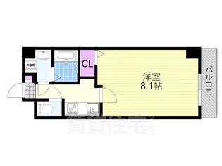 大阪府大阪市淀川区塚本2丁目【マンション】の間取り