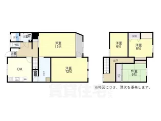 愛知県日進市岩崎町石兼【タウンハウス】の間取り