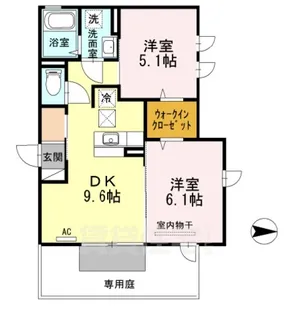 メゾンド光【1階】の間取り