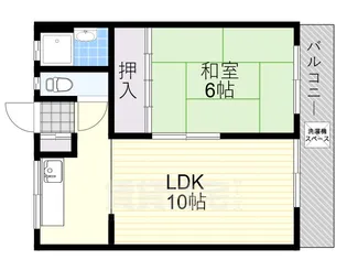 1LDKの間取り画像