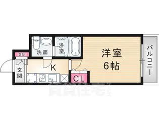 アリビオ立花1【3階】の間取り