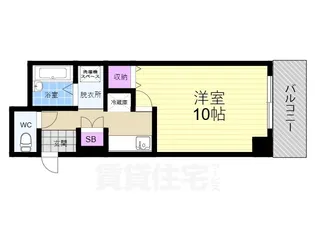 1Kの間取り画像