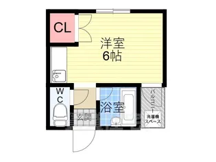 アーネスト黒門【2階】の間取り