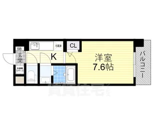 リッツ加島【12階】の間取り