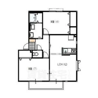 ヴィラコート二町A棟【1階】の間取り