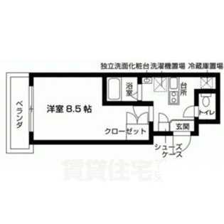 ラ・プルミエール烏丸五条【3階】の間取り