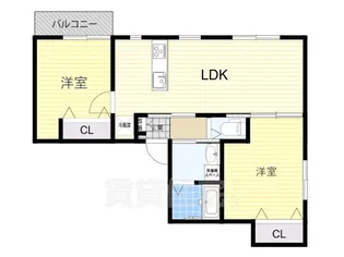 Amour fleurir若竹【2階】の間取り
