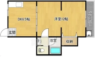 京都府京都市右京区太秦椙ケ本町【マンション】の間取り