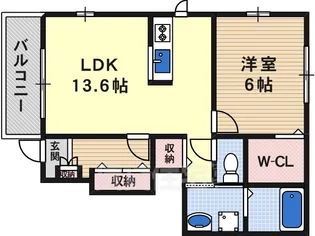 パライソ【1階】の間取り