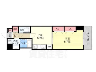 アーバネックス室町【5階】の間取り