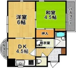 サンパレス21奈良2【3階】の間取り