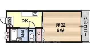ベルメゾン一須賀2号館【2階】の間取り