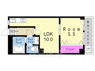 北野ハイツ【2階】の間取り