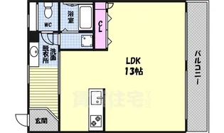 長田ビル【3階】の間取り