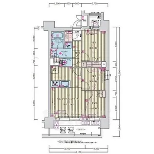 プレサンス名駅南ブリエ【2階】の間取り
