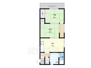サンロゼヤマモト【3階】の間取り