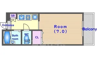 加賀山コーポ6【2階】の間取り