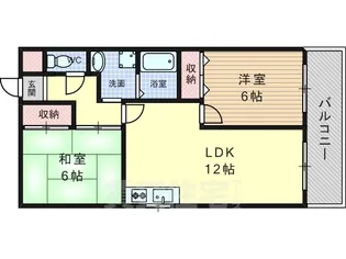 パレス金ヶ原【2階】の間取り