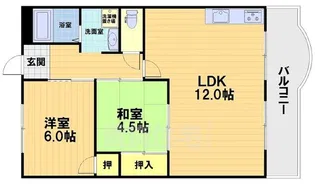 岡崎グランドハイツ【205号室】の間取り