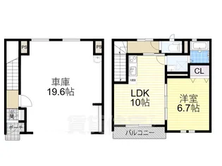 エスパース羽曳野【1階】の間取り