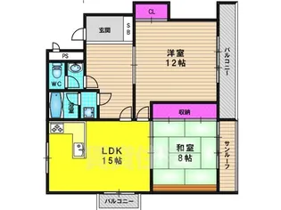 レジデンス川島【2階】の間取り
