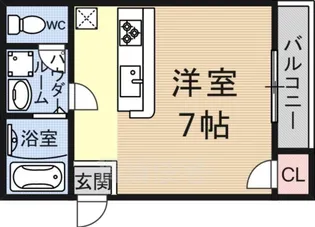 シャンドール大田【3階】の間取り