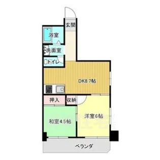 イーストヒル寺山【2階】の間取り