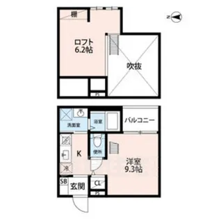 Loup de Mer 堀田(ルードメールホリタ)【1階】の間取り