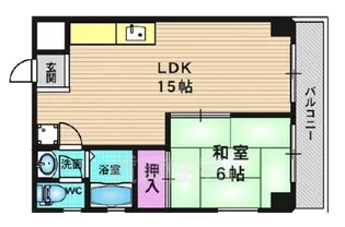 御陵ローレルビル【3階】の間取り