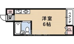 NUビル【201号室】の間取り