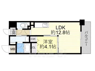 大阪府豊中市服部南町1丁目【マンション】の間取り