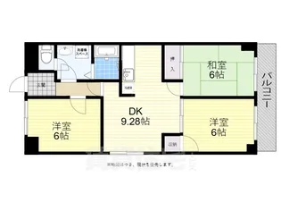 3DKの間取り画像