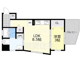グランスター大宮【4階】の間取り